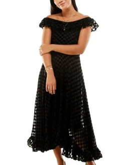 Aaliyah Dress - Check Burn Out