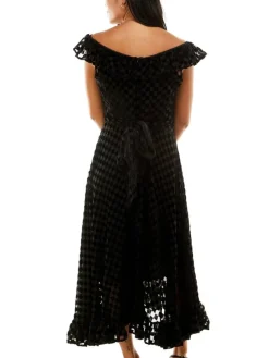 Aaliyah Dress - Check Burn Out
