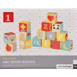 ABC Wooden Alphabet Blocks