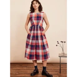 Abigail Dress - Cherry Plaid