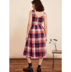 Abigail Dress - Cherry Plaid