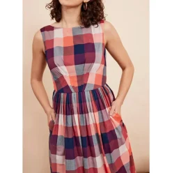 Abigail Dress - Cherry Plaid