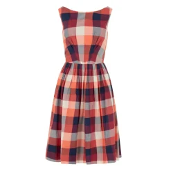 Abigail Dress - Cherry Plaid