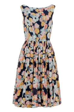Abigail Dress - Summer Marigolds Floral