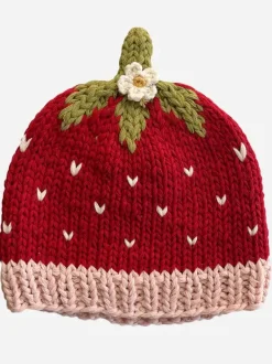 Addie Strawberry Baby Hat