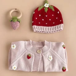 Addie Strawberry Baby Hat