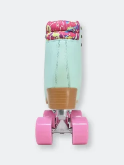 Adult Mint Quilted Roller Skates - Mint