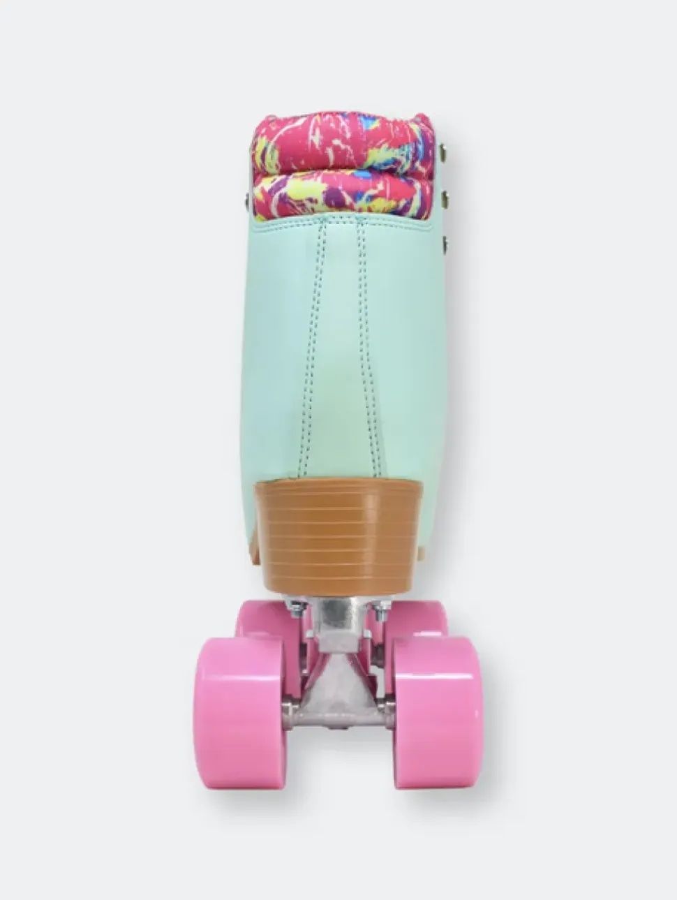 Adult Mint Quilted Roller Skates - Mint