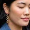 Alma Hoops - 18K Gold Plated