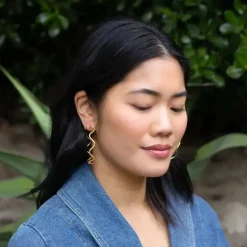 Alma Hoops - 18K Gold Plated
