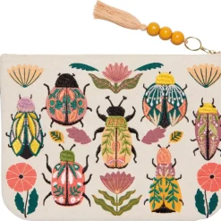 Amulet Large Zipper Pouch - Cream