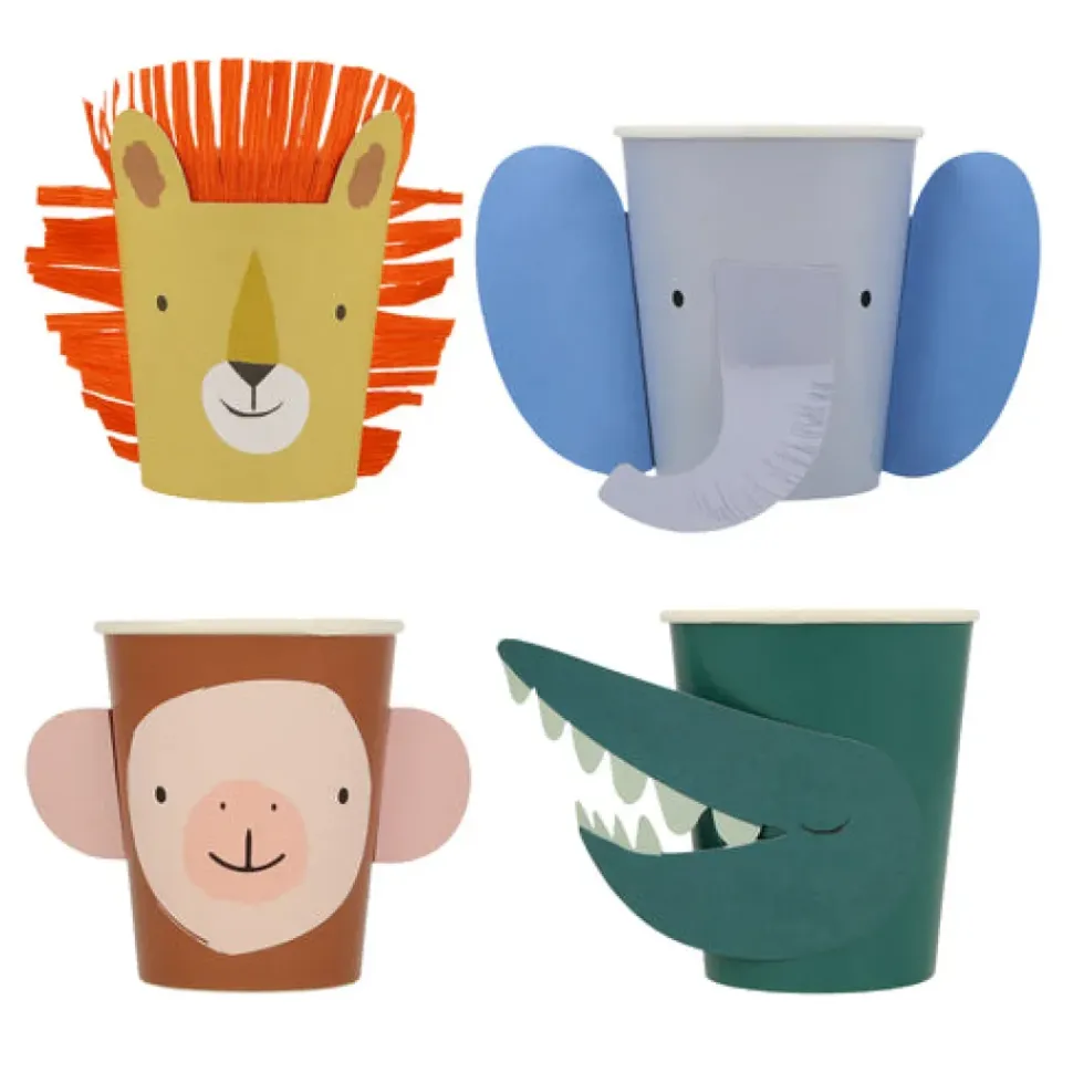 Animal Parade Character Cups (x 8)