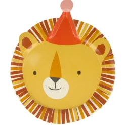 Animal Parade Die Cut Plates (x 8)