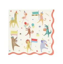 Animal Parade Large Napkins