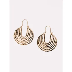 Anjuli Hoop Earrings - 18k Gold Plating
