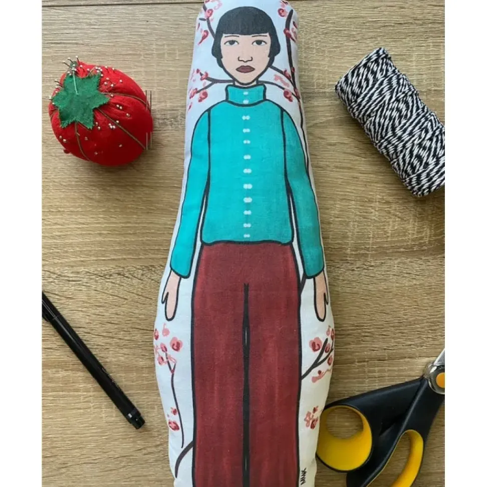 Anna May Wong DIY Doll Fabric