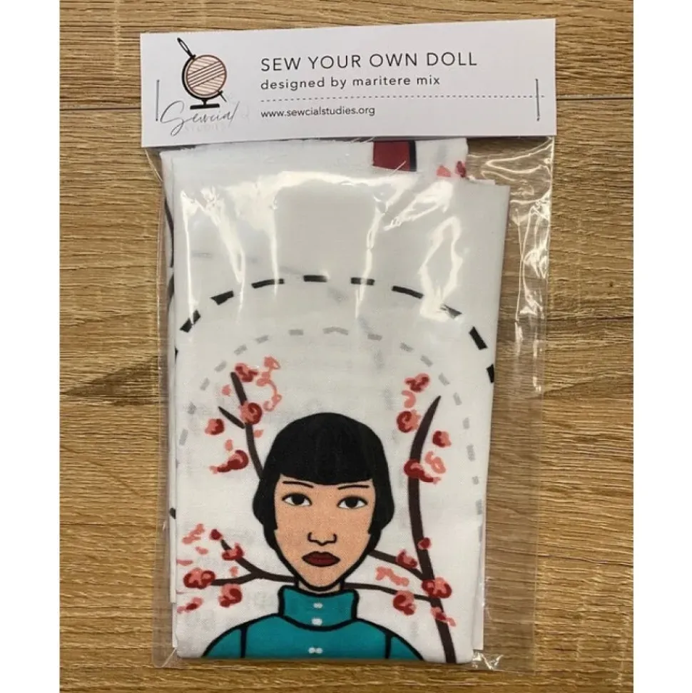 Anna May Wong DIY Doll Fabric