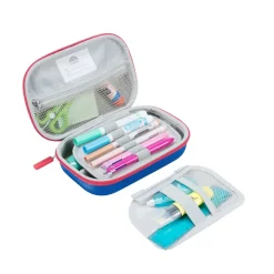 Arden Pencil Case - Blue Color Block