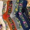 Audrey Vintage Floral Socks - Several Colrs