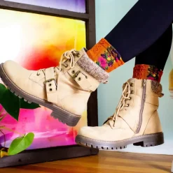 Audrey Vintage Floral Socks - Several Colrs