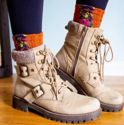Audrey Vintage Floral Socks - Several Colrs