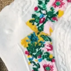 Audrey Vintage Floral Socks - Several Colrs