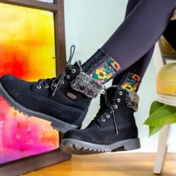 Audrey Vintage Floral Socks - Several Colrs