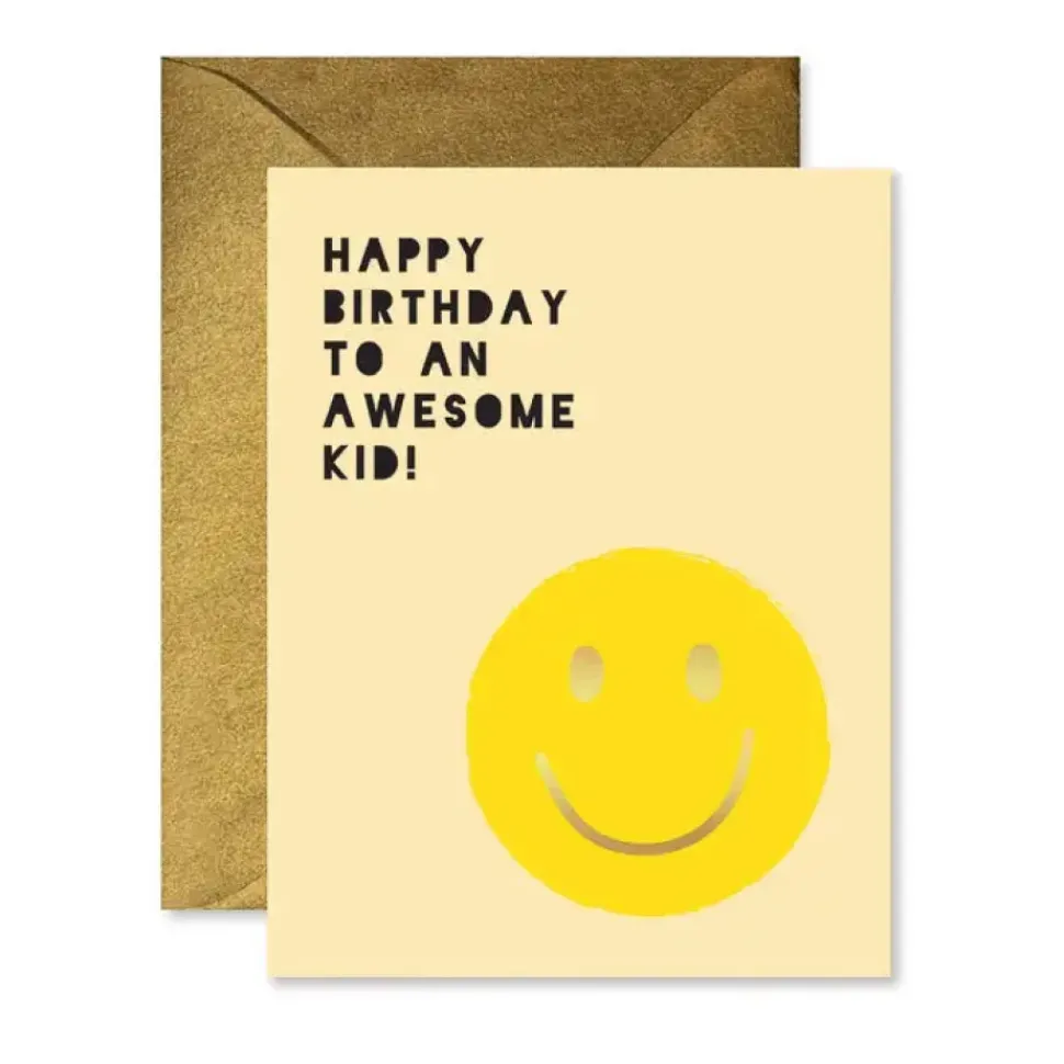 Awesome Kid Birthday Greeting Card