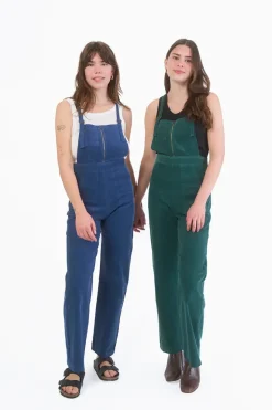 Babycord Overalls - Leaf