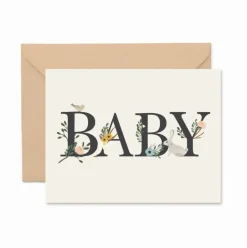 Baby Floral Greeting Card