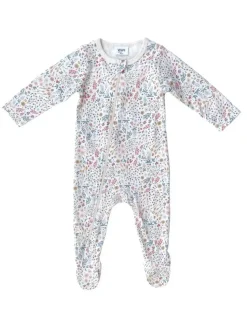 Baby Footed Zip Romper- Mountain Meadow