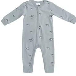 Baby Snap Romper- Orcas
