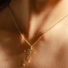 Bad to the Bow Necklace Gold