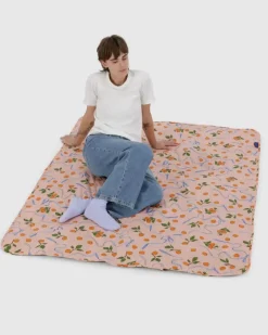 Baggu Picnic Blanket - Apricots & Ribbons