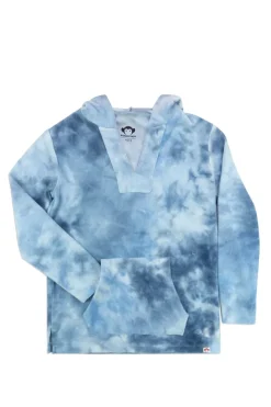 Baja Pullover - Sky Tie Dye