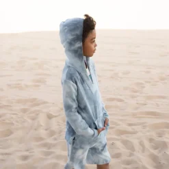 Baja Pullover - Sky Tie Dye