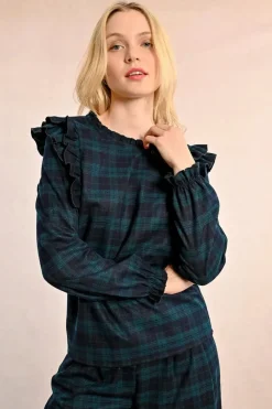 Balckwatch Plaid Top
