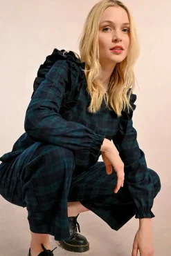 Balckwatch Plaid Top