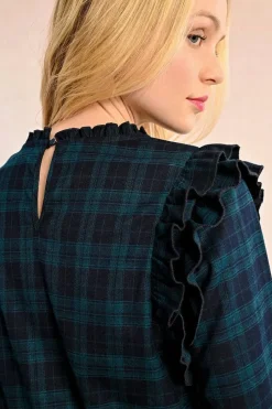 Balckwatch Plaid Top