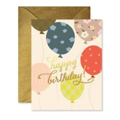 Balloon Release Birthday Greeting Card