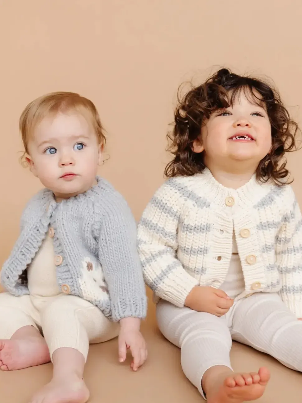 Bear Cardigan Sweater - Bowie Grey