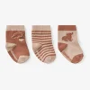 Bear Non Slip Baby Sock Set 3pk