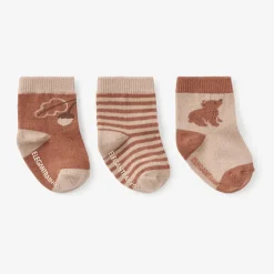 Bear Non Slip Baby Sock Set 3pk