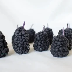 Beeswax Blackberry Birthday Candles - 5 count