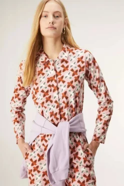 Bird Print Jumpsuit