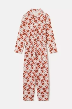 Bird Print Jumpsuit