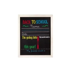 Birthday And School Chalkboard