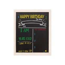 Birthday And School Chalkboard