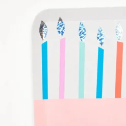 Birthday Cake Plates (x 8)