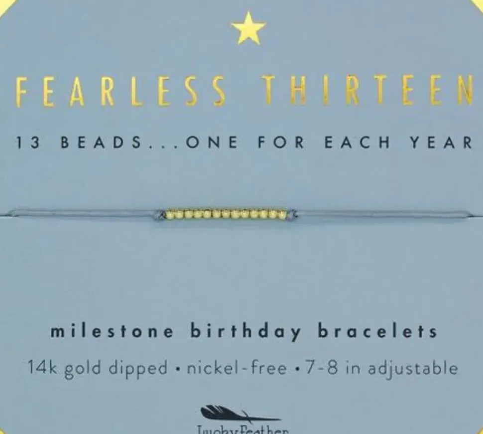 Birthday Celebration Bracelet (Ages 13, 15, 16, 18)